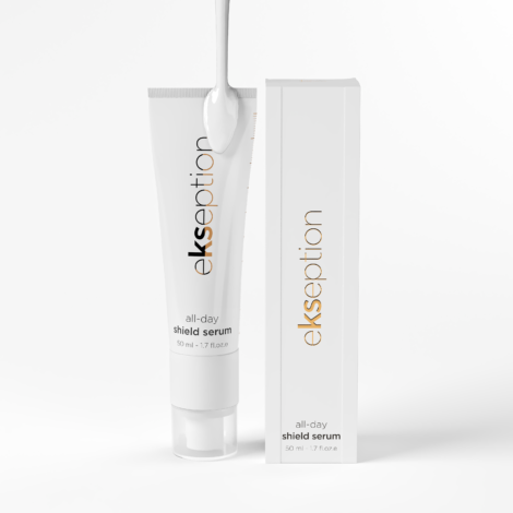 E157 All-day shield serum SPF 15+ Ekseption - ser cu protecție solară, vit C, niacinamidă, acid hialuronic, 50 ml